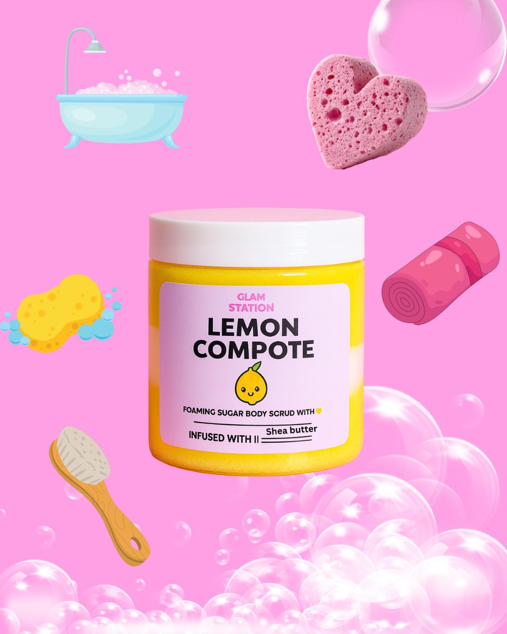 مقشر رغوي بالليمون 🍋