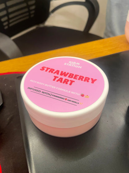 Huge Strawberry Tart 🍓