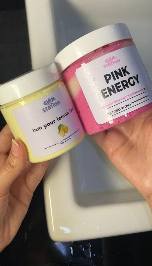 Strawberry Scrub & Mega Lemon Tart🍓🍋