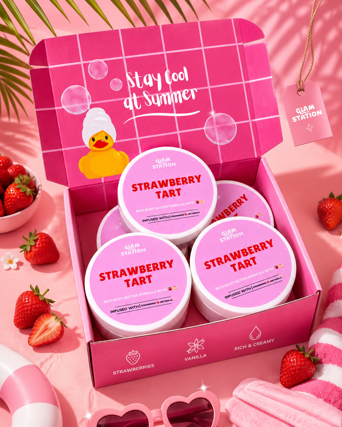 Big Strawberry Tart 🍓
